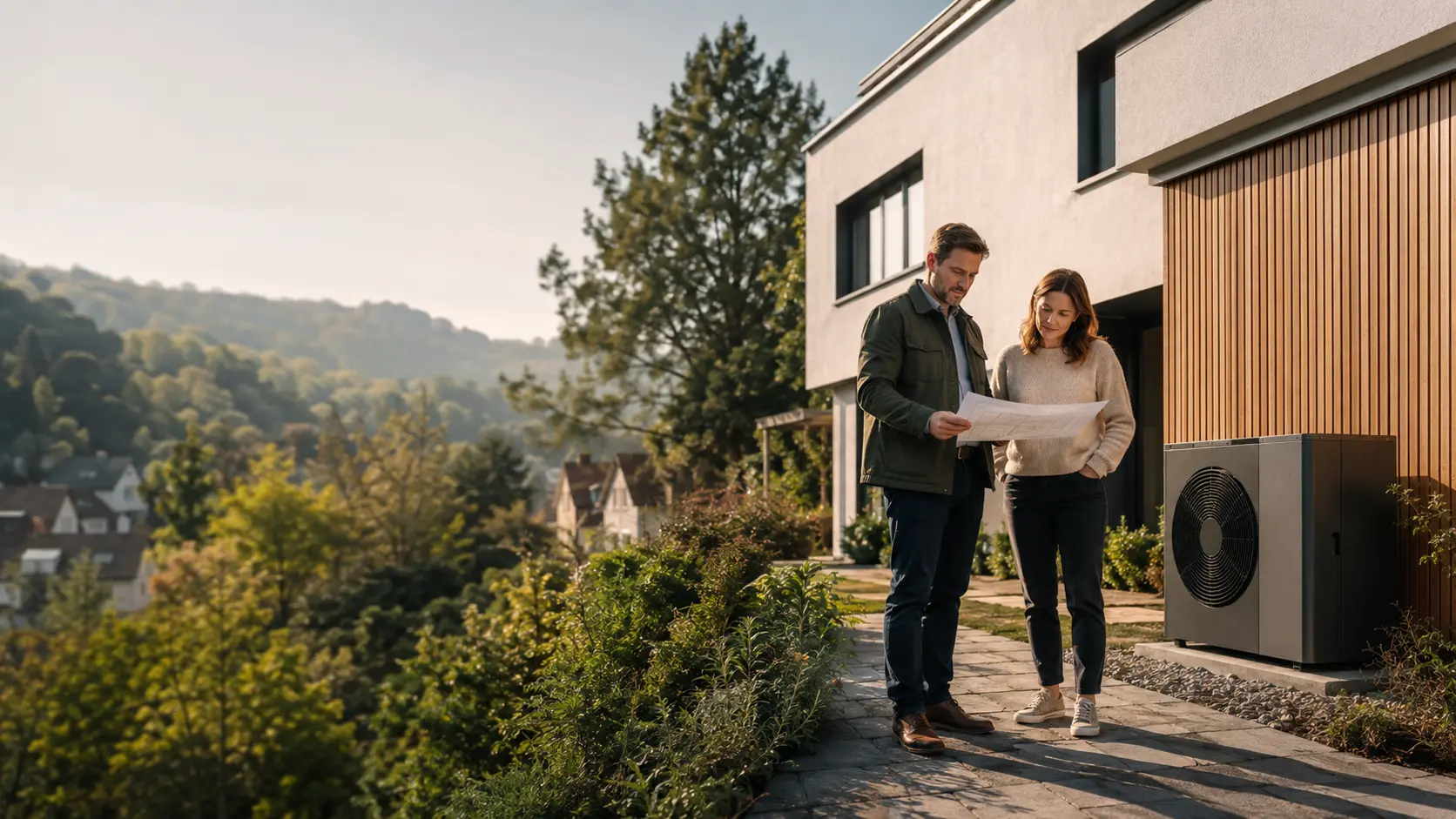 Energieberatung an einem modernisierten Wohnhaus in Heidelberg
